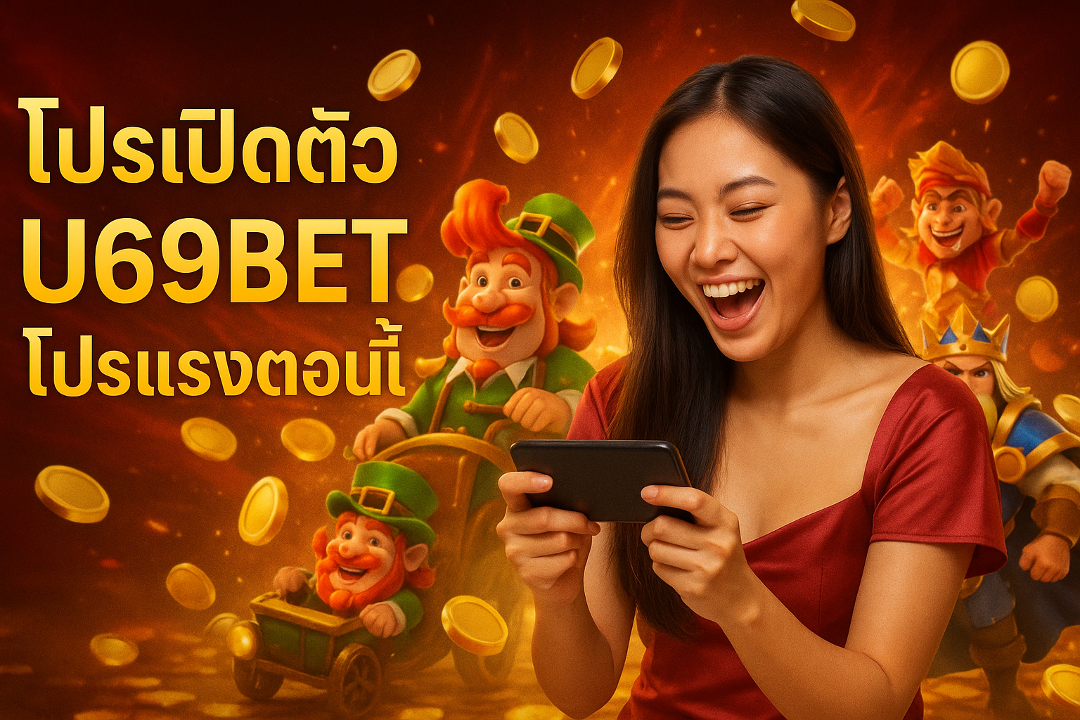 โปรเปิดตัวเว็บตรงสล็อต U69BET โปรแรงตอนนี้