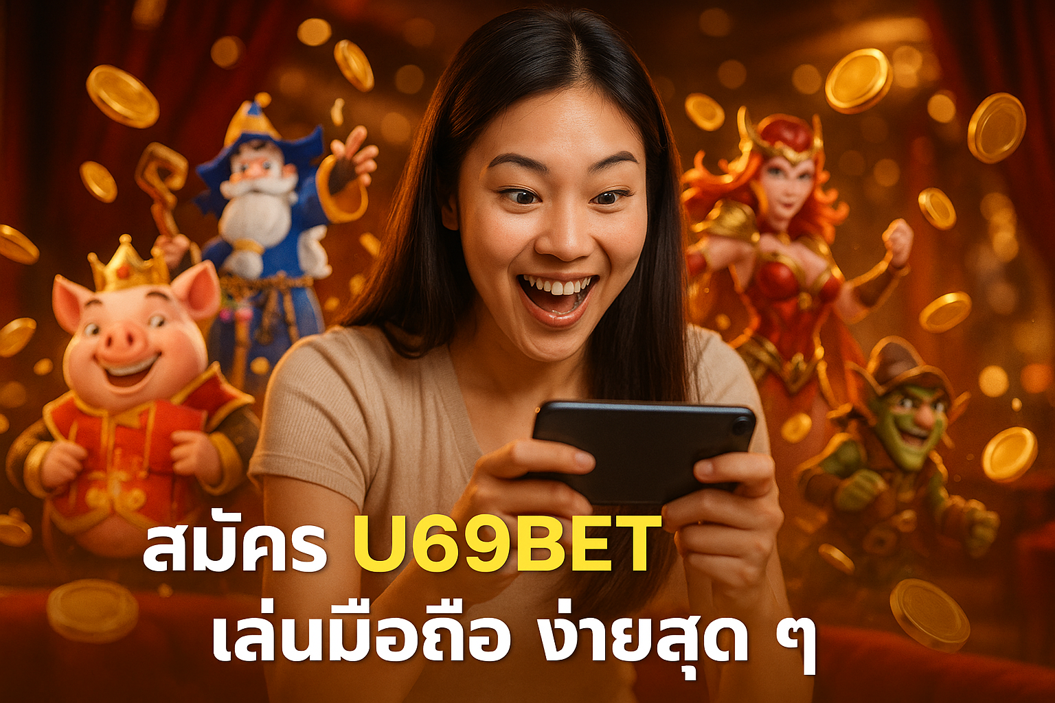สมัคร U69BET เล่นมือถือ ง่ายสุด ๆ