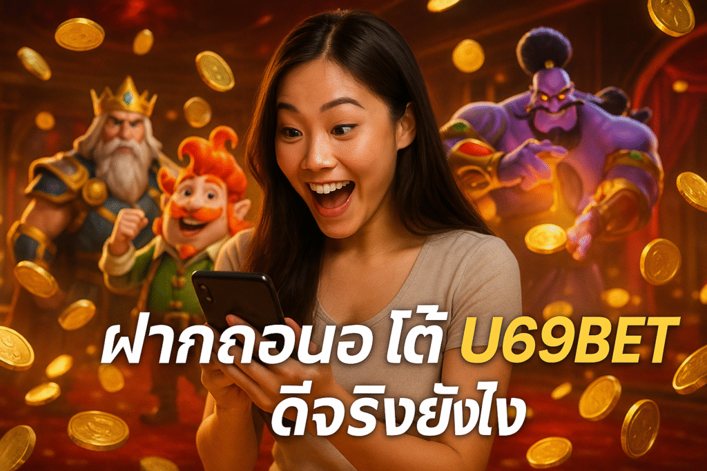ฝากถอนออโต้เว็บตรงสล็อต U69BET ดีจริงยังไง