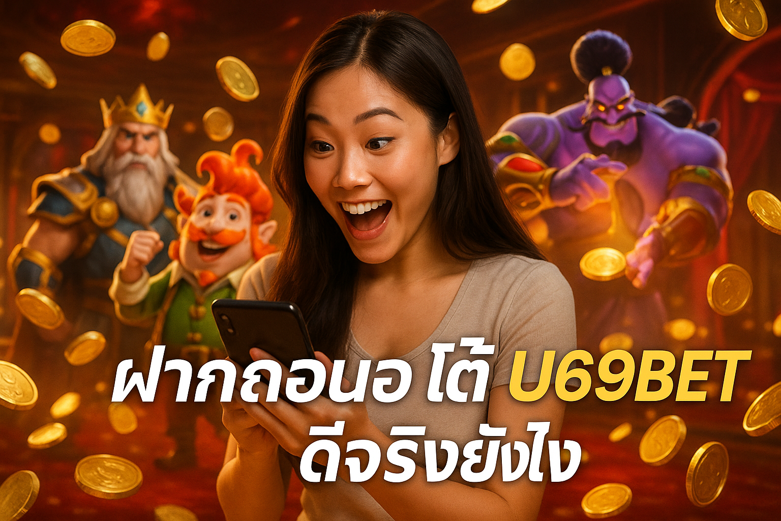 ฝากถอนออโต้เว็บตรงสล็อต U69BET ดีจริงยังไง