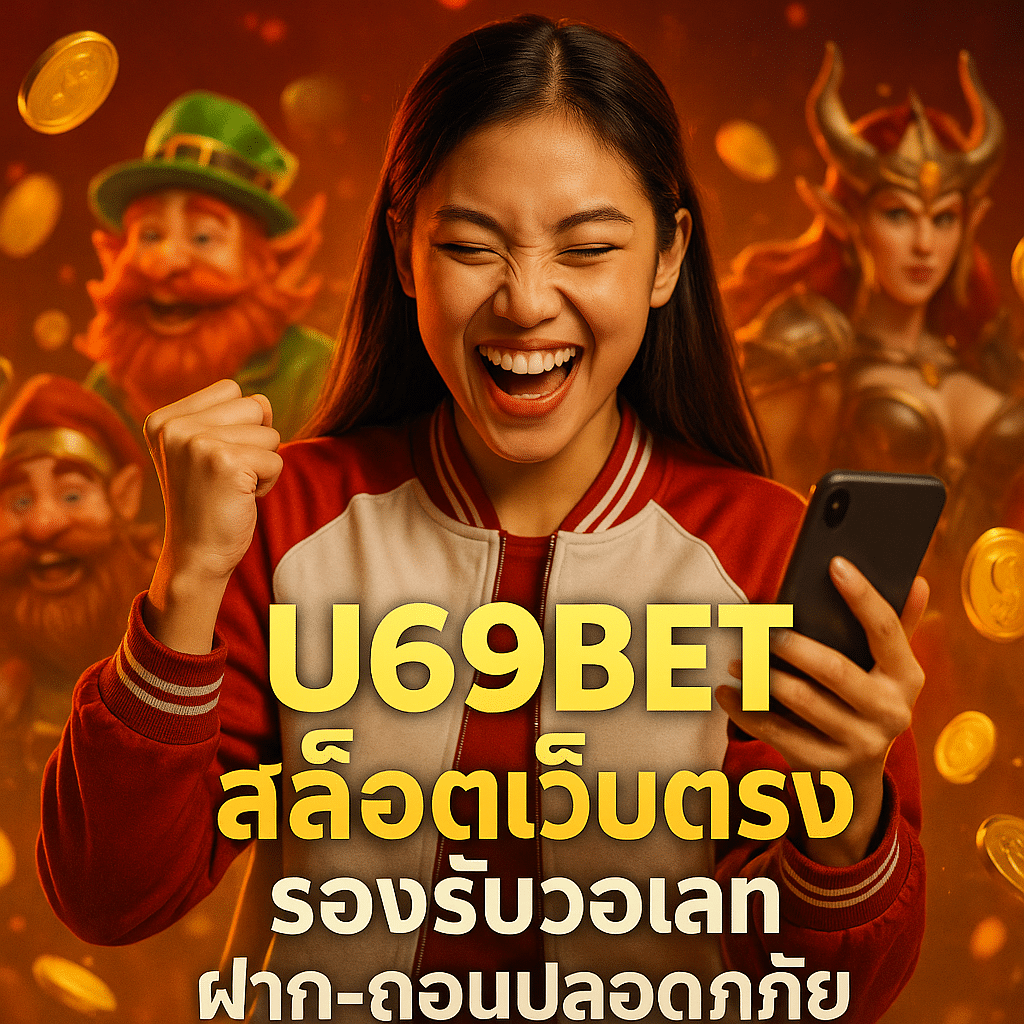U69BET สล็อตเว็บตรง รองรับวอเลท ฝาก-ถอนปลอดภัย