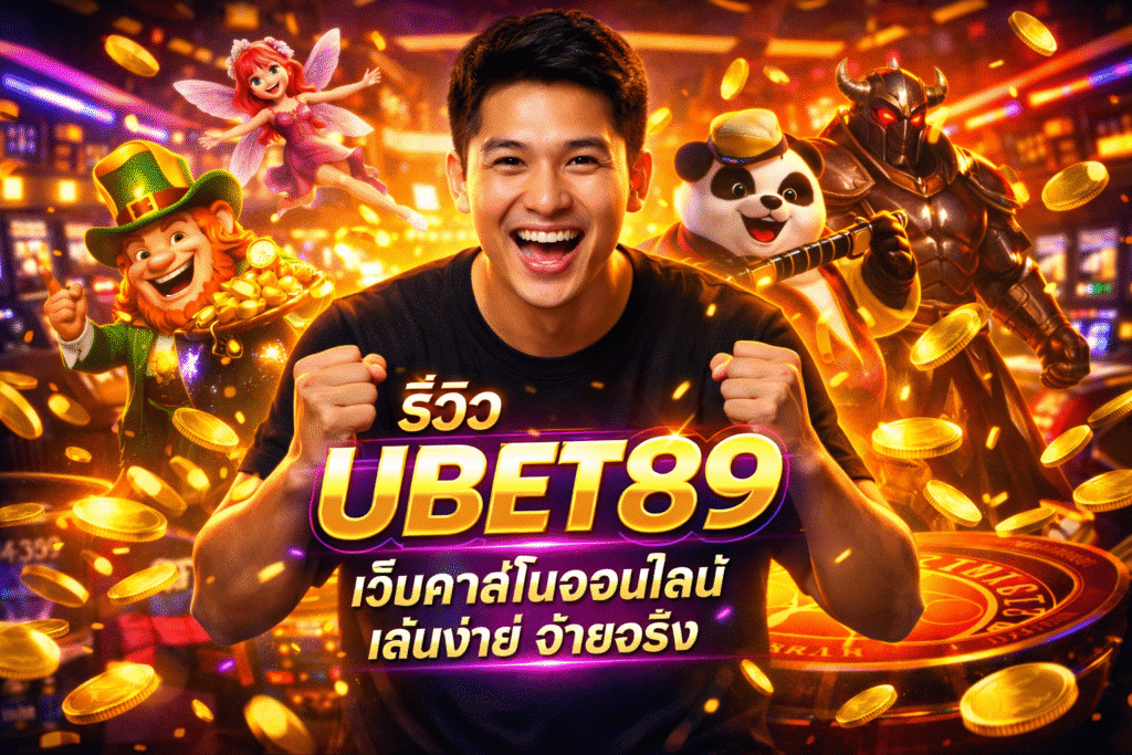 รีวิว UBET89 เว็บคาสิโนออนไลน์ เล่นง่าย จ่ายจริง