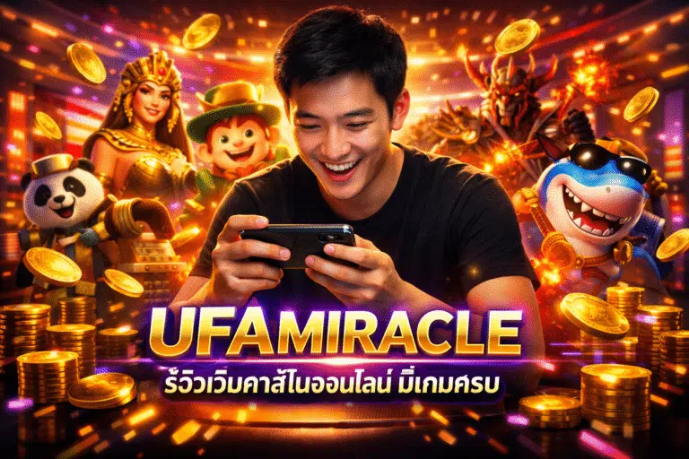 UFAMIRACLE รีวิวเว็บคาสิโนออนไลน์ มีเกมครบ
